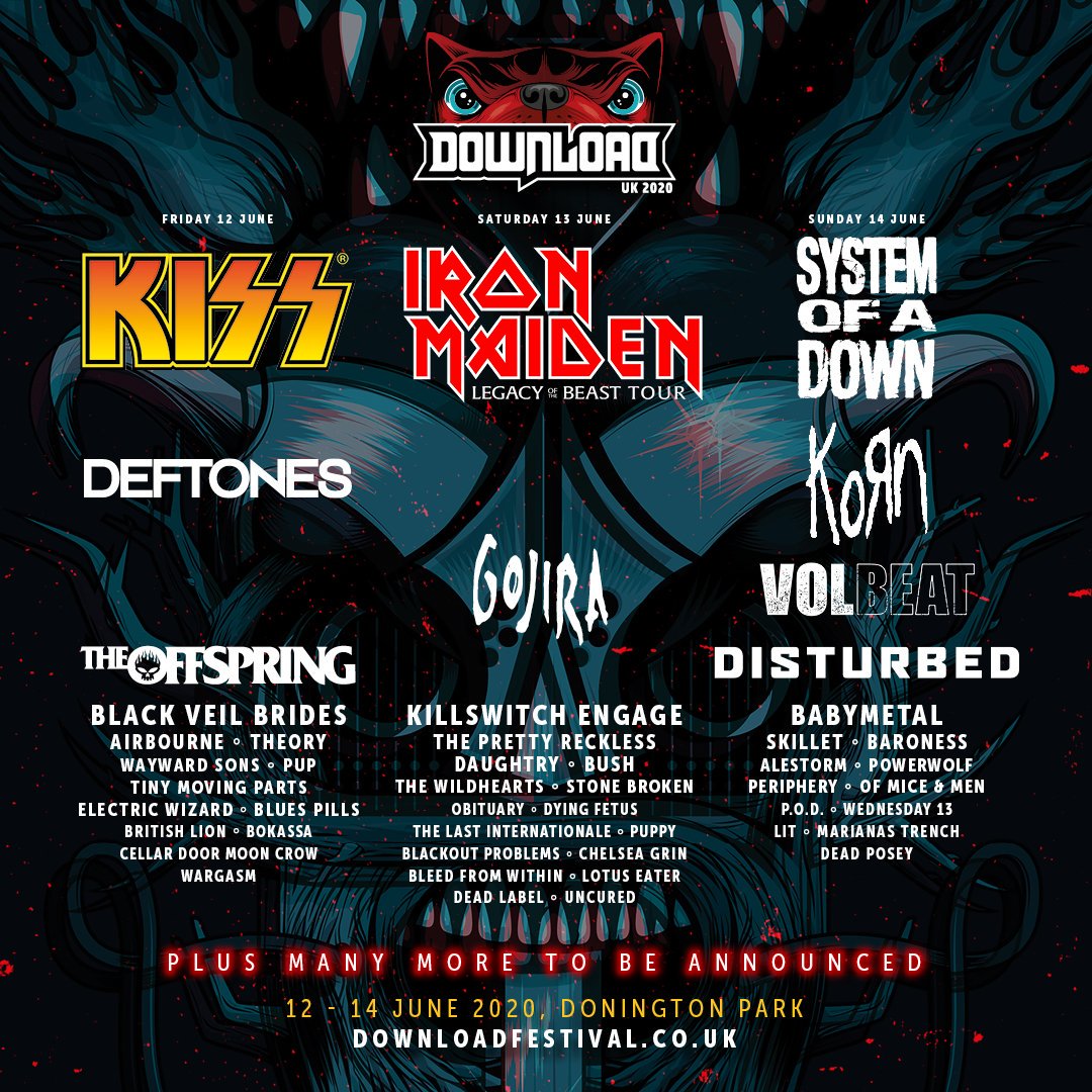 BABYMETAL Will Perform At Download Festival UK 2020 – Unofficial