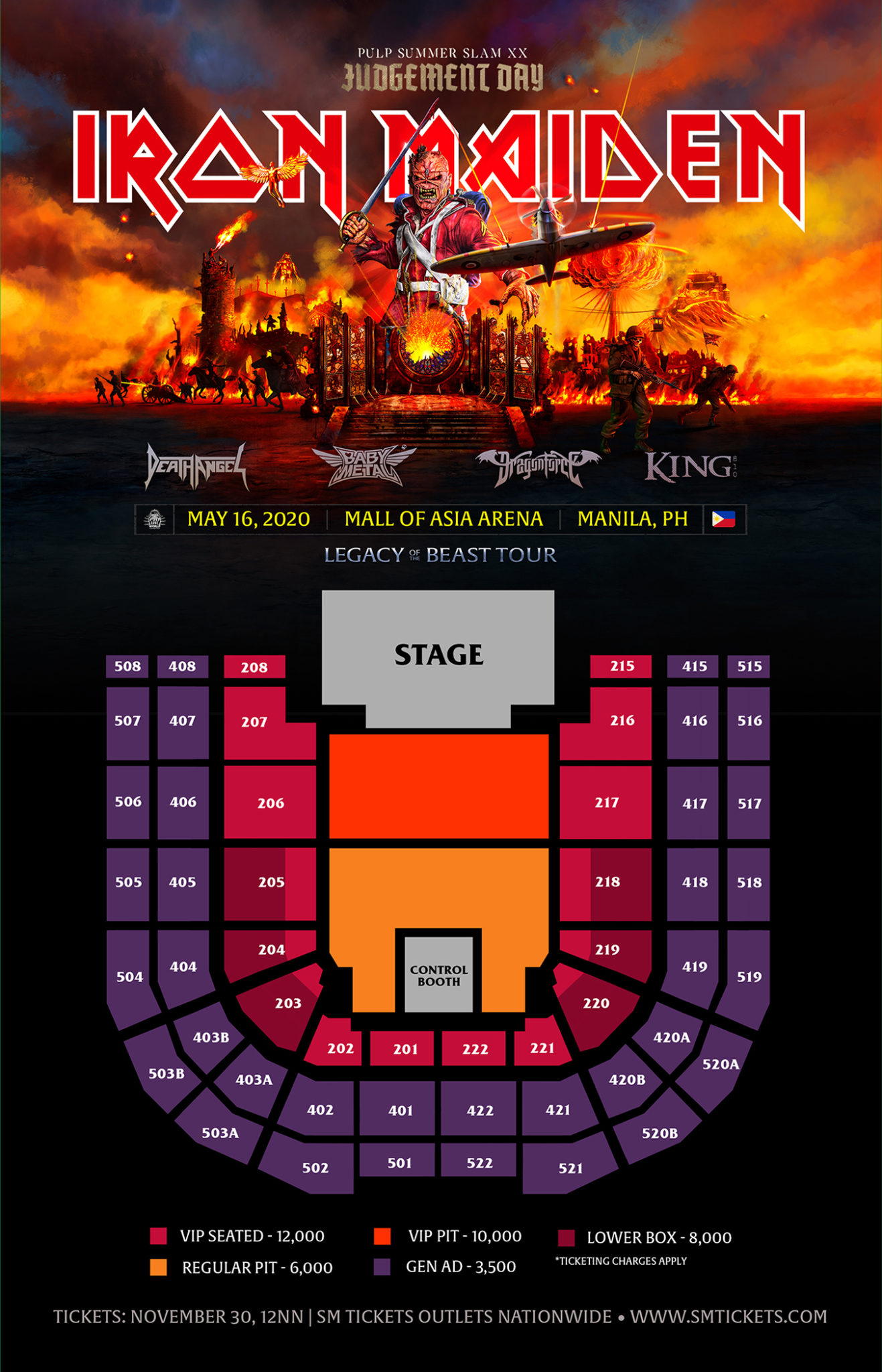 Ticket Prices Announced For PULP SUMMER SLAM XX Unofficial BABYMETAL News