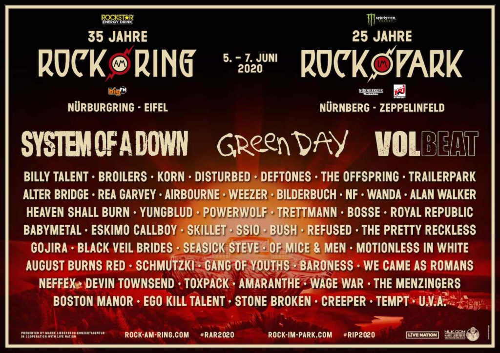 Rock Am Ring 2024, from 7 to 9 June. Best festivals in Europe
