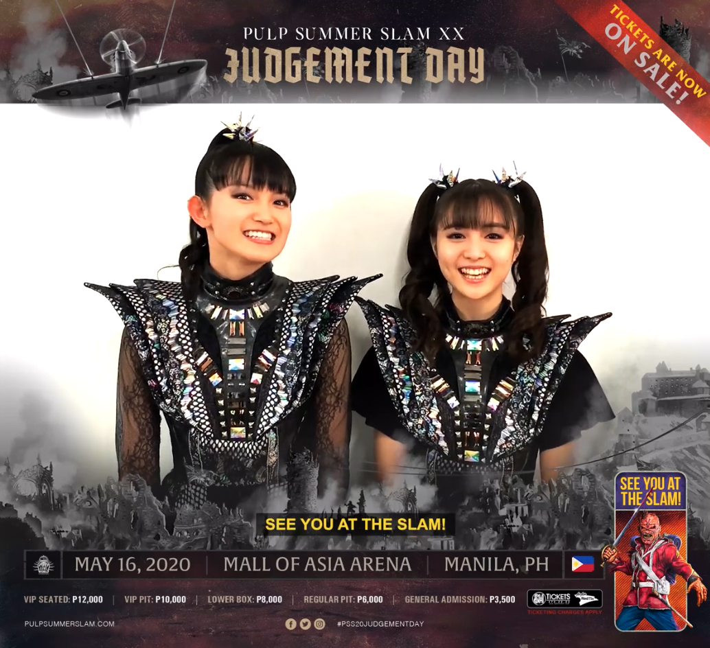 Video Message For Pulp Summer Slam Unofficial BABYMETAL News