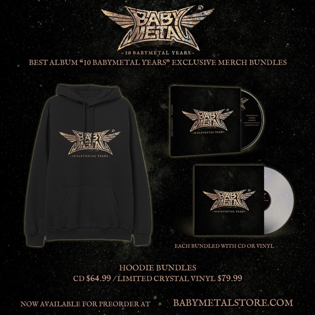 10 BABYMETAL YEARS” Album & Merch Up For Pre-Order On US Store